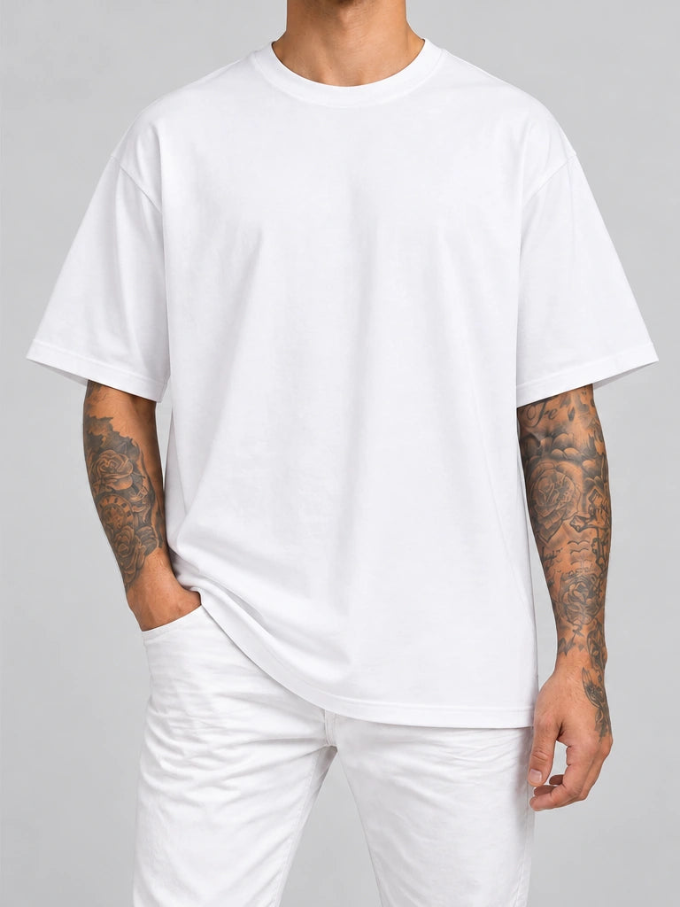 Cor: Branco | Frente | Oversized lisa