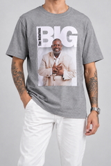 Cor: Cinza | Frente | Camiseta Unissex The Notorious Big (Péricles)