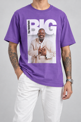 Cor: Roxo | Frente | Camiseta Unissex The Notorious Big (Péricles)