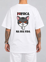 Cor: Branco | Costas | Oversized — Camiseta Foca Na Sua Vida (Verso)