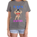 Cor: Cinza | Frente | Camiseta Rata de Academia (Várias Cores) | Foto original sem rosto