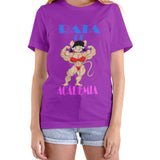 Cor: Roxo | Frente | Camiseta Rata de Academia (Várias Cores) | Foto original sem rosto